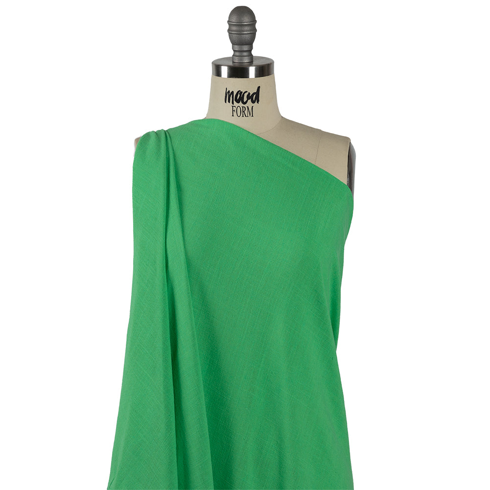 Viscose and Linen Woven - Summer Green - Mood Exclusive Tamara Collection Viscose and Linen Woven - Summer Green - Mood Exclusive Tamara Collection