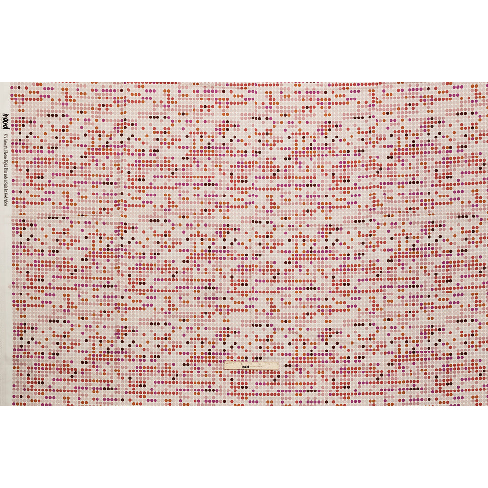 Stretch Cotton Sateen - Pink and Red Dots - Switchboard Soiree Print - Mood Exclusive Yesterday Collection Stretch Cotton Sateen - Pink and Red Dots - Switchboard Soiree Print - Mood Exclusive Yesterday Collection