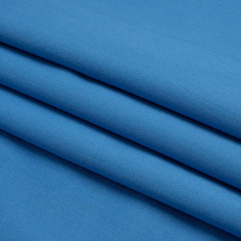 Stretch Cotton Sateen - Blue - Mood Exclusive Carlos Collection Stretch Cotton Sateen - Blue - Mood Exclusive Carlos Collection