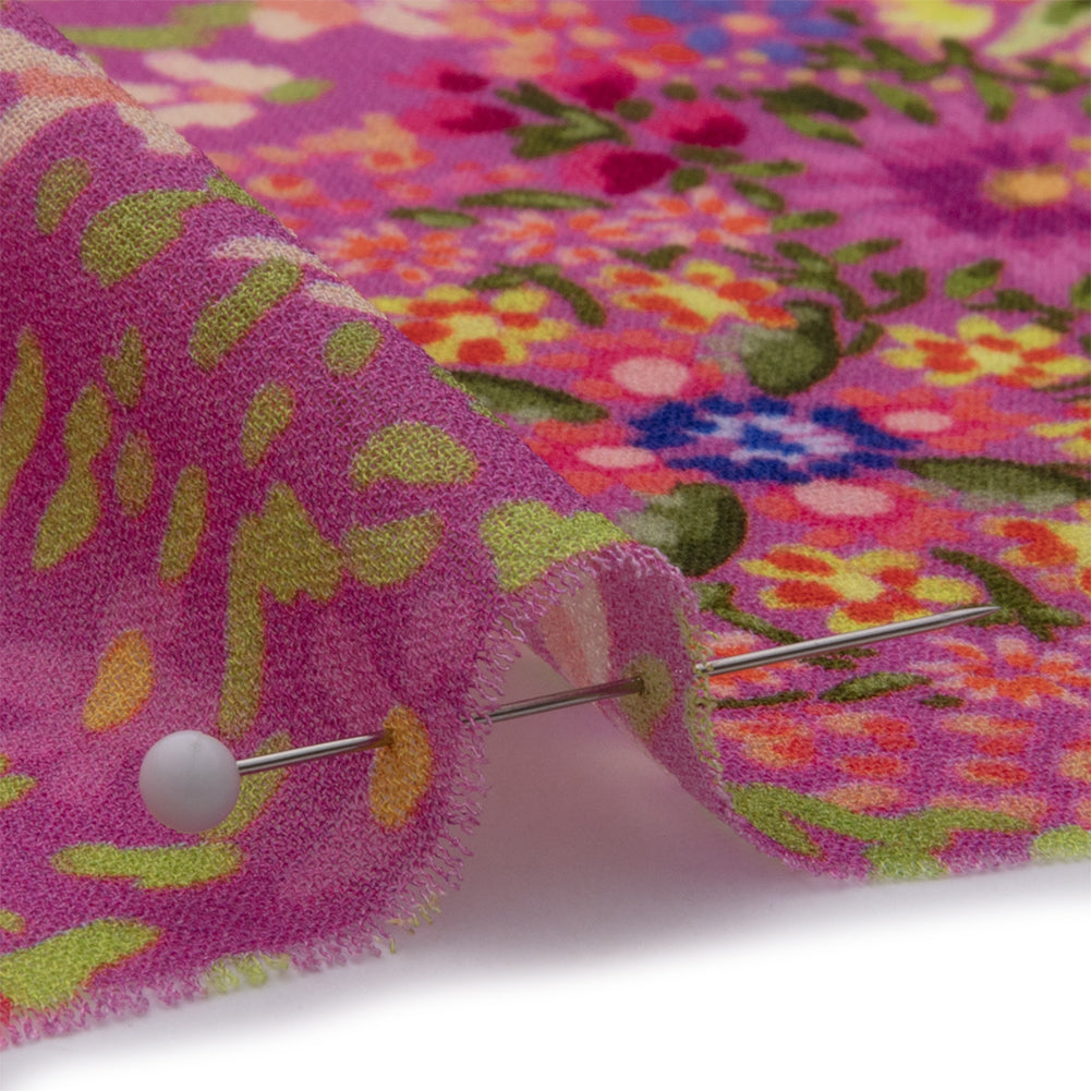 Viscose Georgette - Pink Paisley - Amsterdam Market Print - Mood Exclusive Gisele Collection Folded Viscose Georgette - Pink Paisley - Amsterdam Market Print - Mood Exclusive Gisele Collection Folded