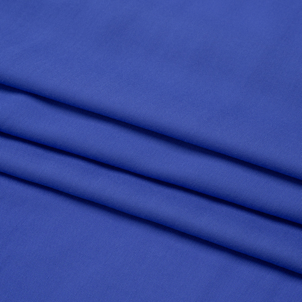 Rayon Challis - Cobalt Blue - Mood Exclusive Vivian Collection - Folded Rayon Challis - Cobalt Blue - Mood Exclusive Vivian Collection - Folded