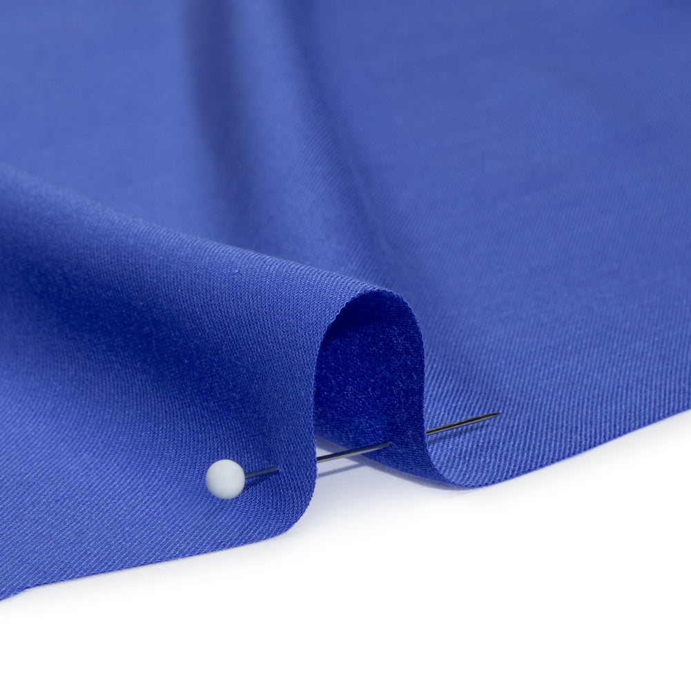 Rayon Challis - Cobalt Blue - Mood Exclusive Vivian Collection - Detail Rayon Challis - Cobalt Blue - Mood Exclusive Vivian Collection - Detail