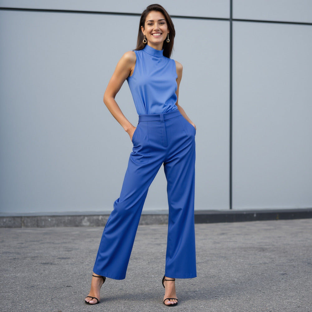 Stretch Cotton Sateen - Cobalt Blue - Mood Exclusive Carlos Collection Stretch Cotton Sateen - Cobalt Blue - Mood Exclusive Carlos Collection