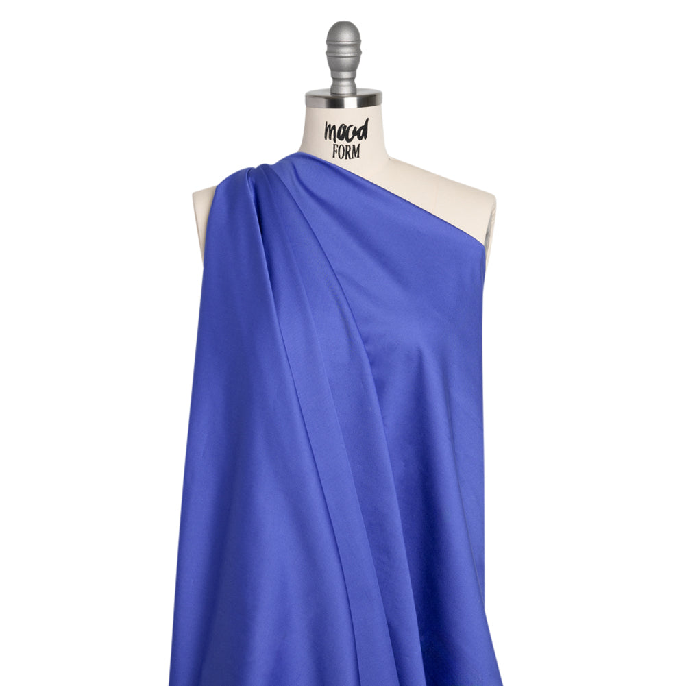 Stretch Cotton Sateen - Cobalt Blue - Mood Exclusive Carlos Collection Stretch Cotton Sateen - Cobalt Blue - Mood Exclusive Carlos Collection