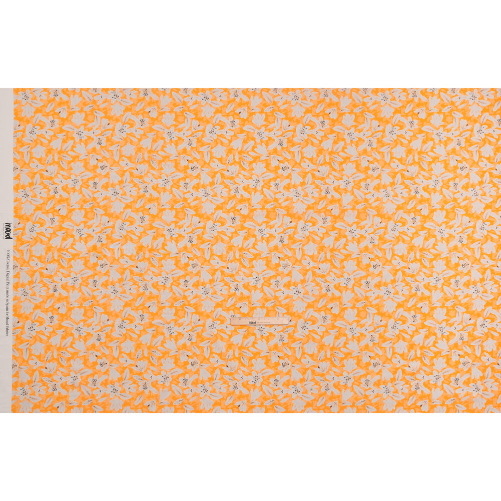 Cotton Voile - Yellow Floral - Daybreak Bloom Print - Mood Exclusive Chariot Collection - Full Cotton Voile - Yellow Floral - Daybreak Bloom Print - Mood Exclusive Chariot Collection - Full