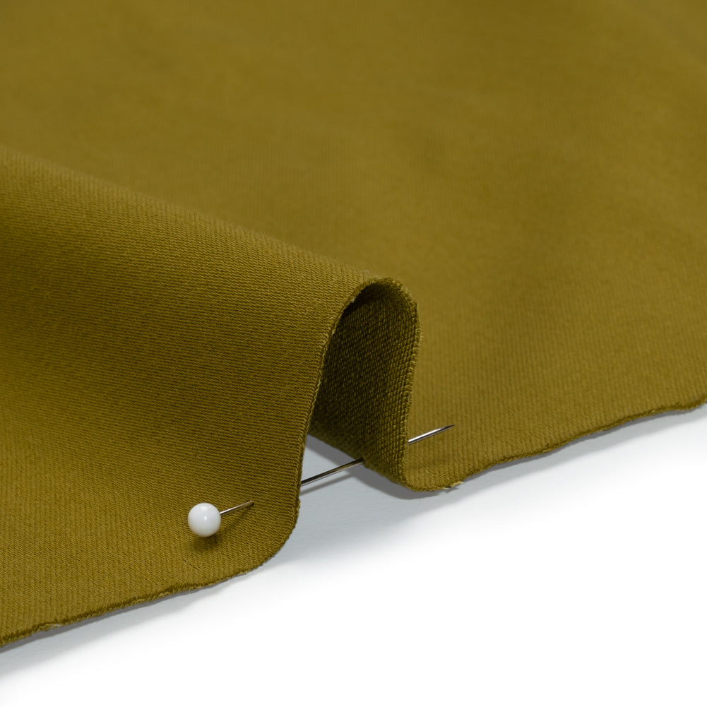 Stretch Cotton Sateen - Olive Green - Mood Exclusive Carlos Collection Stretch Cotton Sateen - Olive Green - Mood Exclusive Carlos Collection