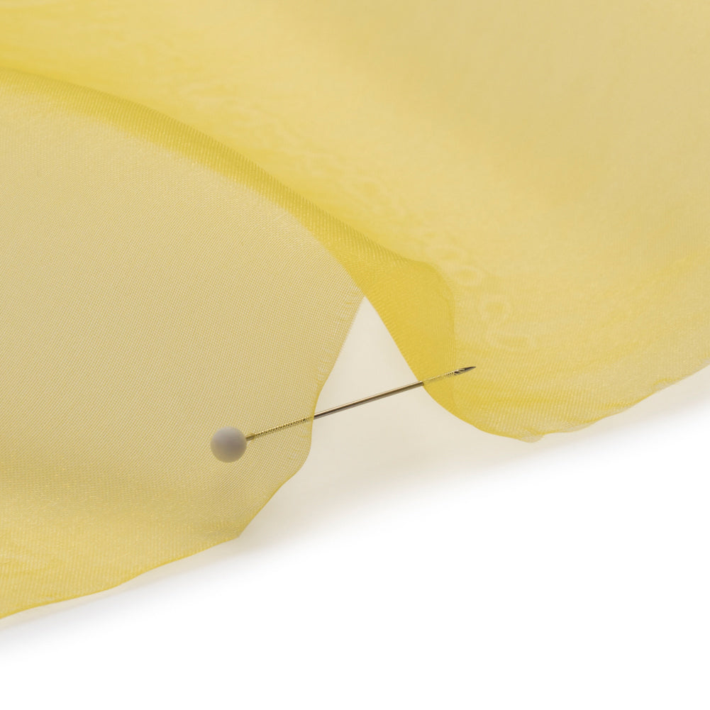 Polyester Organza - Buttercup Yellow - Luscinia Collection by Mood Polyester Organza - Buttercup Yellow - Luscinia Collection by Mood