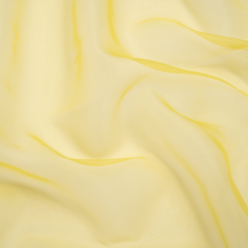 Polyester Organza - Buttercup Yellow - Luscinia Collection by Mood Polyester Organza - Buttercup Yellow - Luscinia Collection by Mood