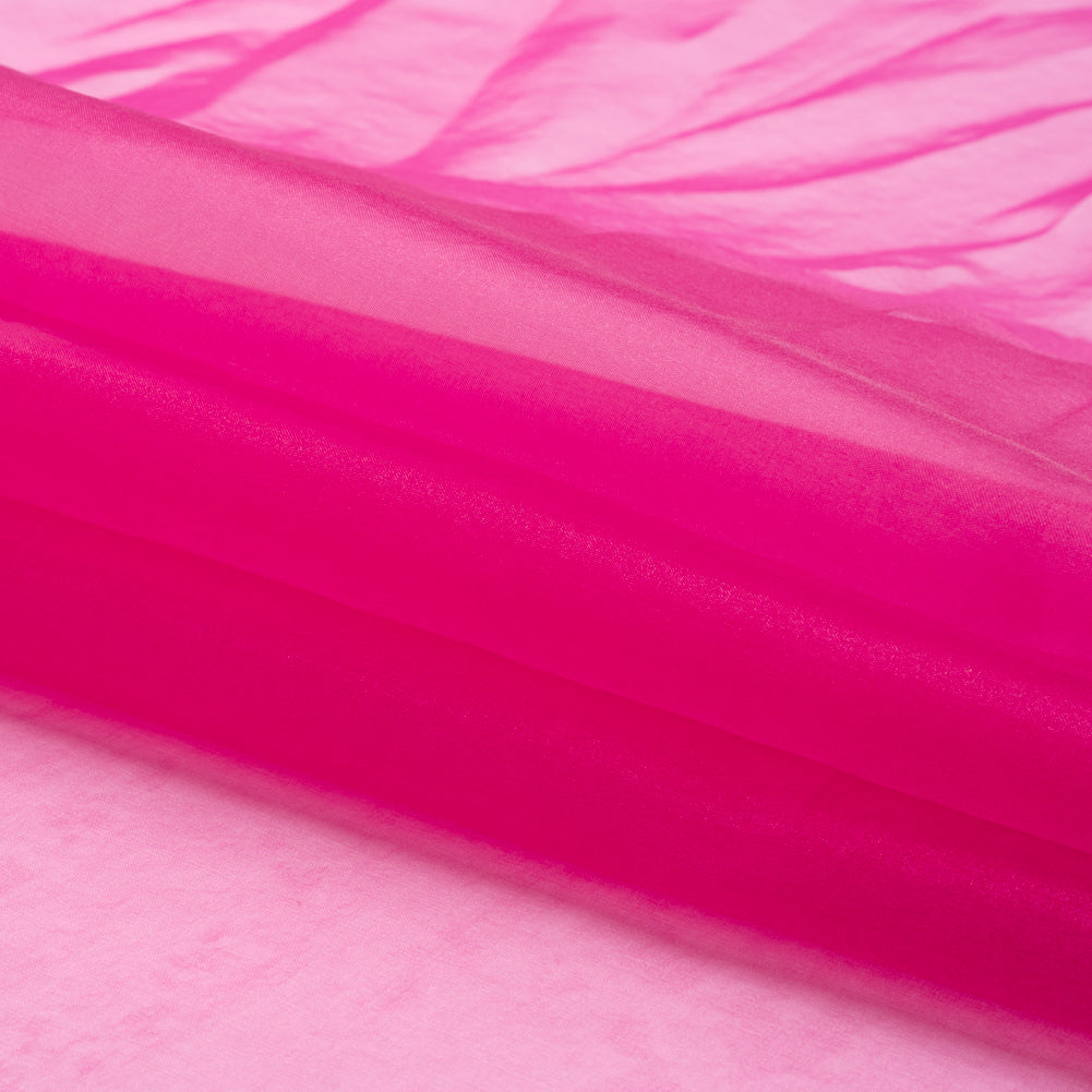 Polyester Organza - Magenta Haze - Luscinia Collection by Mood Polyester Organza - Magenta Haze - Luscinia Collection by Mood