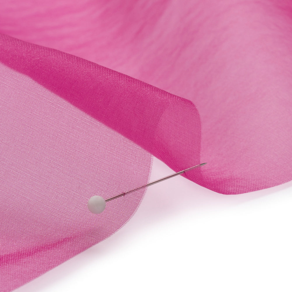 Polyester Organza - Magenta Haze - Luscinia Collection by Mood Polyester Organza - Magenta Haze - Luscinia Collection by Mood