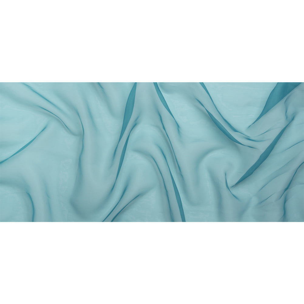 Polyester Organza - Deep Teal - Luscinia Collection by Mood - Full Polyester Organza - Deep Teal - Luscinia Collection by Mood - Full