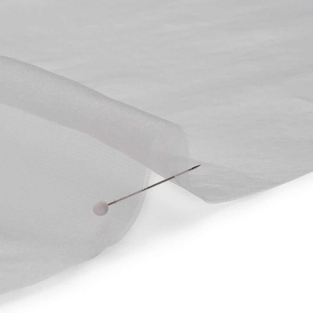 Polyester Organza - Silver - Luscinia Collection by Mood - Detail Polyester Organza - Silver - Luscinia Collection by Mood - Detail