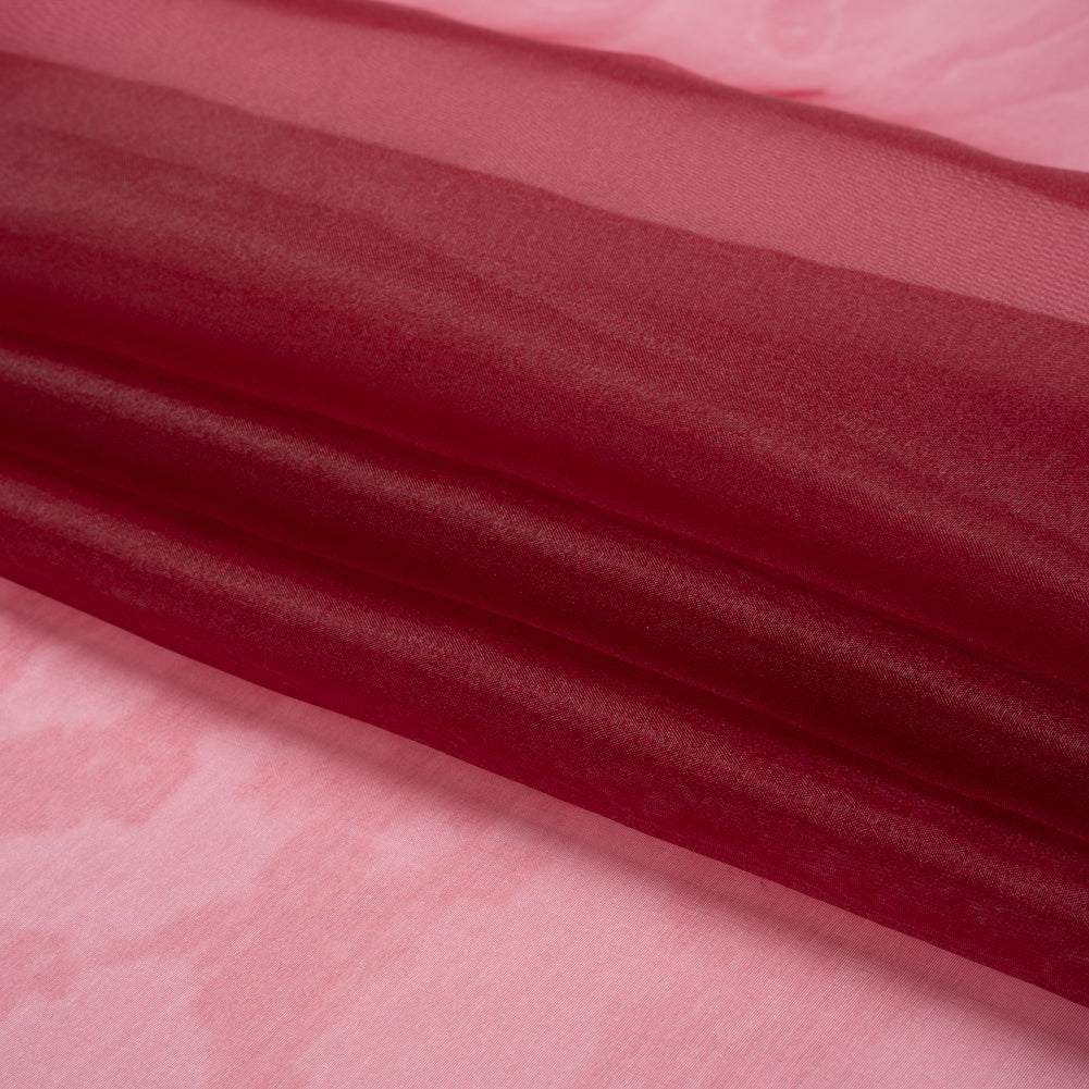 Polyester Organza - Burgundy - Luscinia Collection by Mood Polyester Organza - Burgundy - Luscinia Collection by Mood