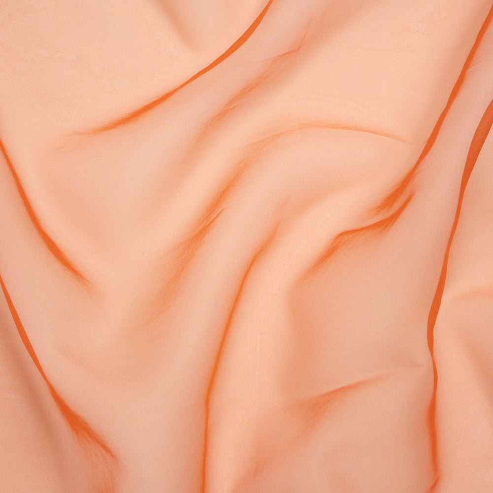 Polyester Organza - Burnt Orange - Luscinia Collection by Mood Polyester Organza - Burnt Orange - Luscinia Collection by Mood