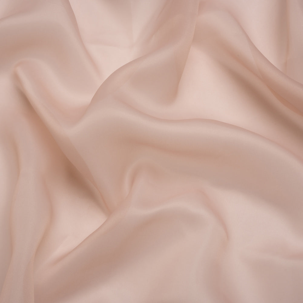 Satin-Faced Polyester Organza - Blush - Ardea Collection by Mood Satin-Faced Polyester Organza - Blush - Ardea Collection by Mood