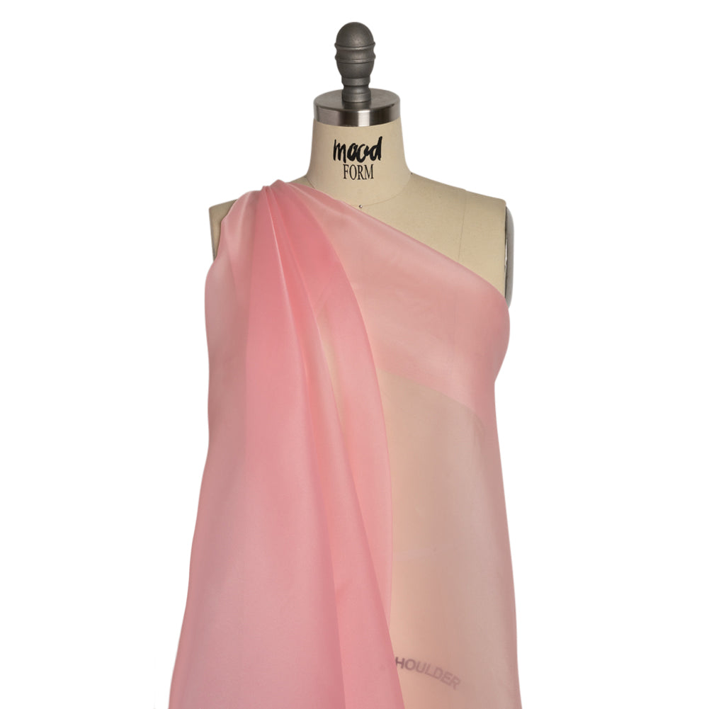 Satin-Faced Polyester Organza - Candy Pink - Ardea Collection by Mood Drape Satin-Faced Polyester Organza - Candy Pink - Ardea Collection by Mood Drape