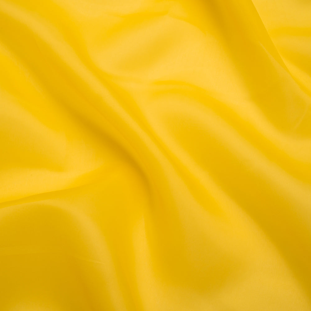 Satin-Faced Polyester Organza - Buttercup Yellow - Ardea Collection by Mood Satin-Faced Polyester Organza - Buttercup Yellow - Ardea Collection by Mood