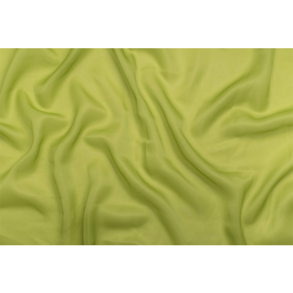 Satin-Faced Polyester Organza - Peridot Green - Ardea Collection by Mood Satin-Faced Polyester Organza - Peridot Green - Ardea Collection by Mood
