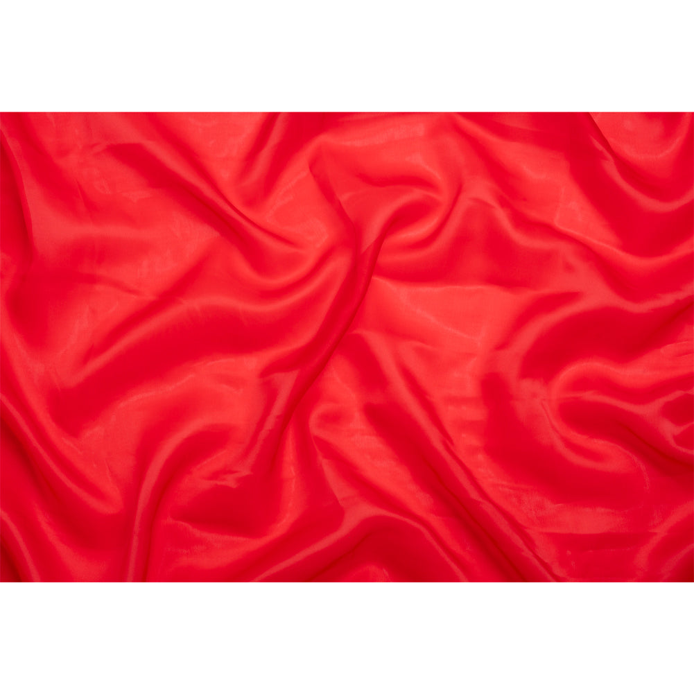 Satin-Faced Polyester Organza - Red - Ardea Collection by Mood Satin-Faced Polyester Organza - Red - Ardea Collection by Mood