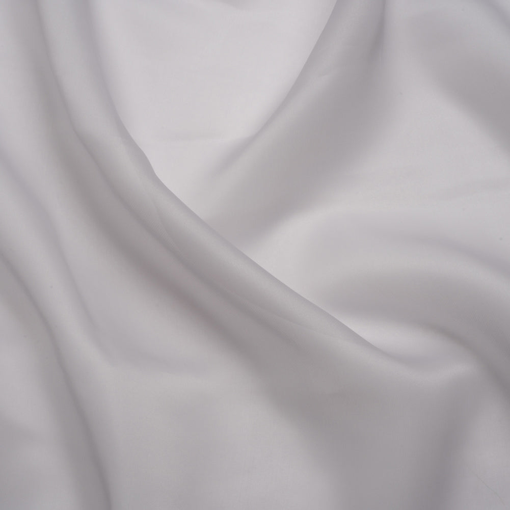Satin-Faced Polyester Organza - Silver - Ardea Collection by Mood Satin-Faced Polyester Organza - Silver - Ardea Collection by Mood