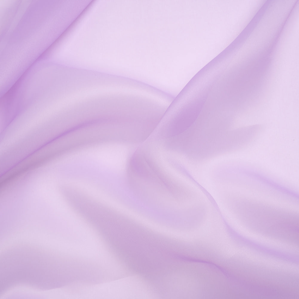 Satin-Faced Polyester Organza - Lavender - Ardea Collection by Mood Satin-Faced Polyester Organza - Lavender - Ardea Collection by Mood