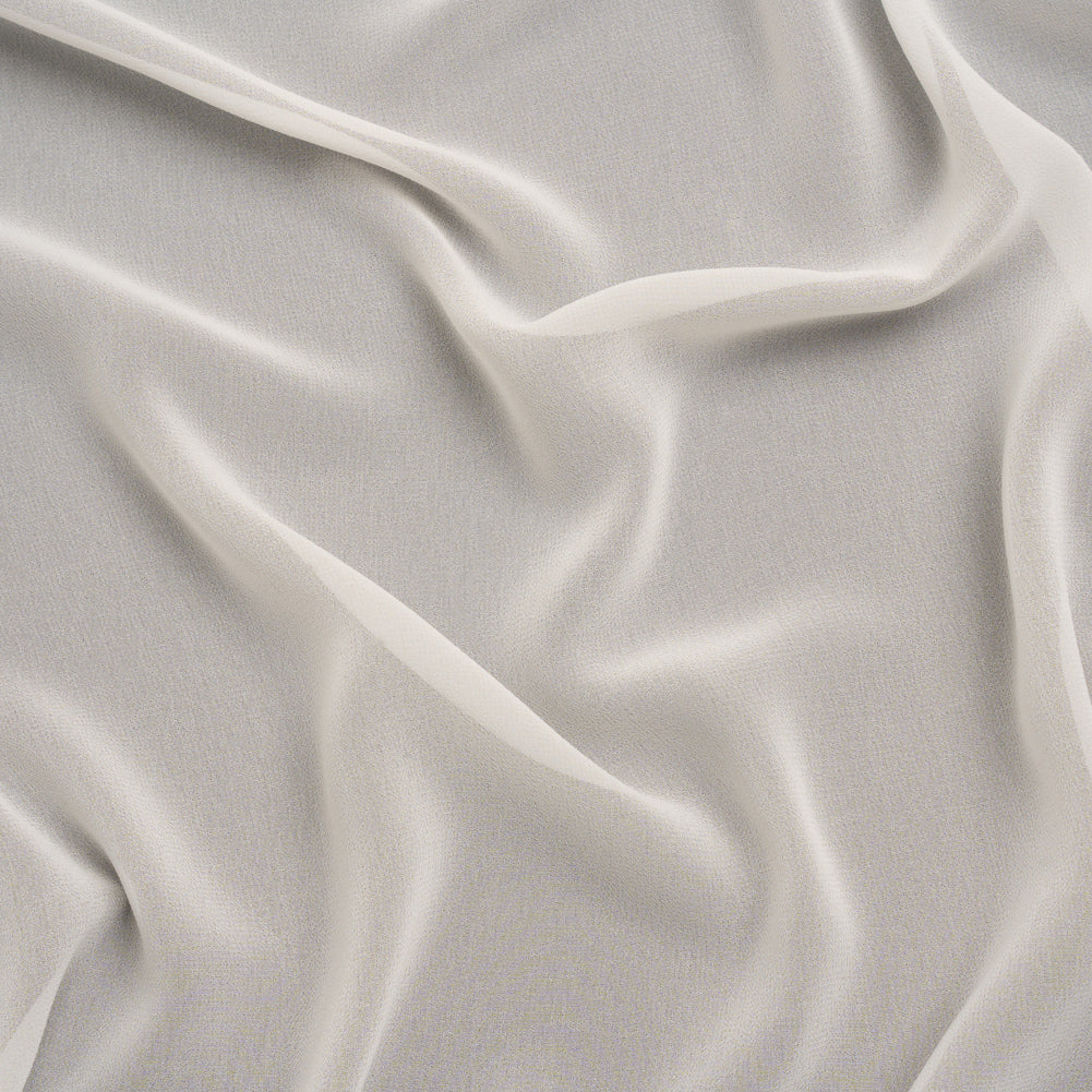 Polyester High-Multi Chiffon - Antique White - Netta Collection by Mood Polyester High-Multi Chiffon - Antique White - Netta Collection by Mood