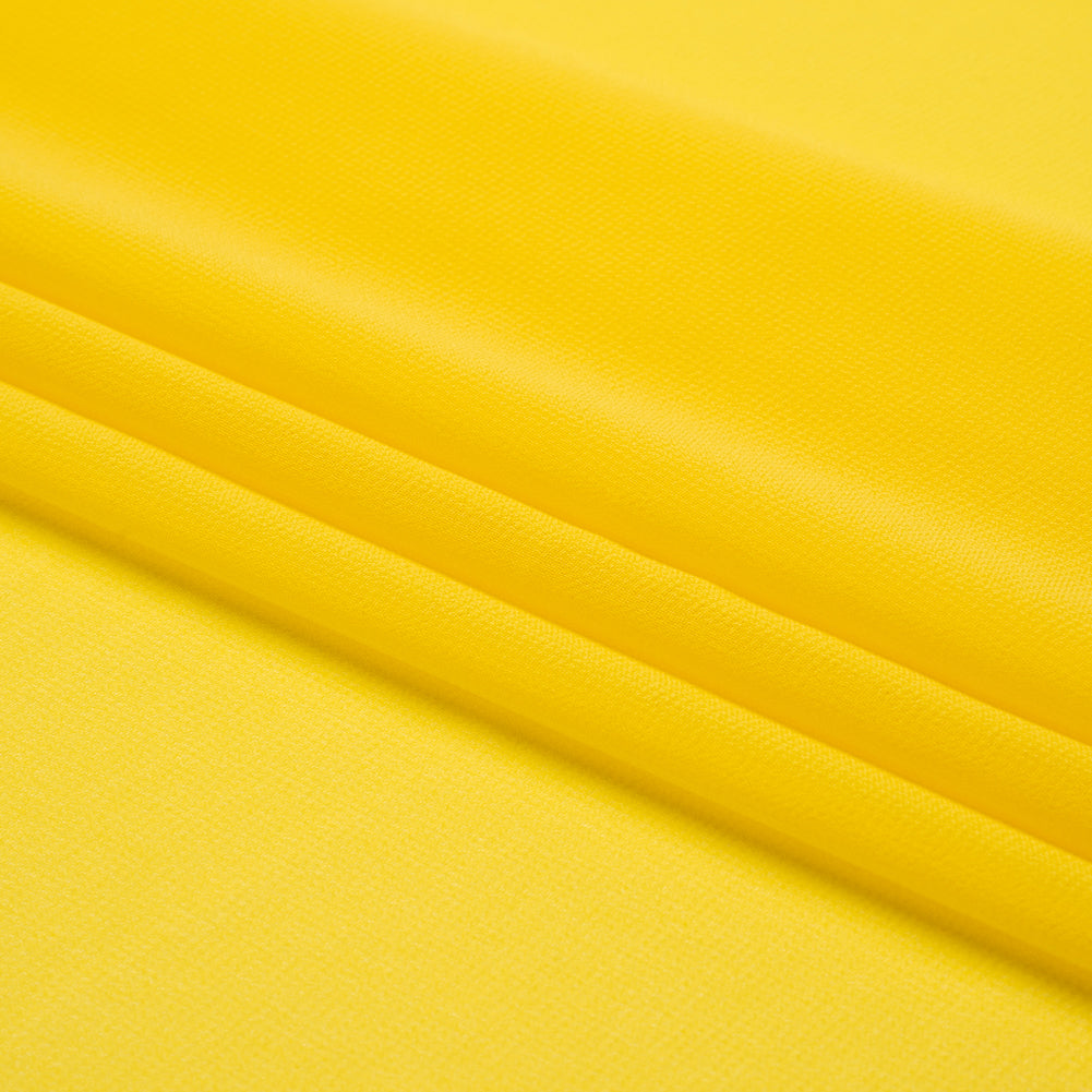 Polyester High-Multi Chiffon - Buttercup Yellow - Netta Collection by Mood - Folded Polyester High-Multi Chiffon - Buttercup Yellow - Netta Collection by Mood - Folded