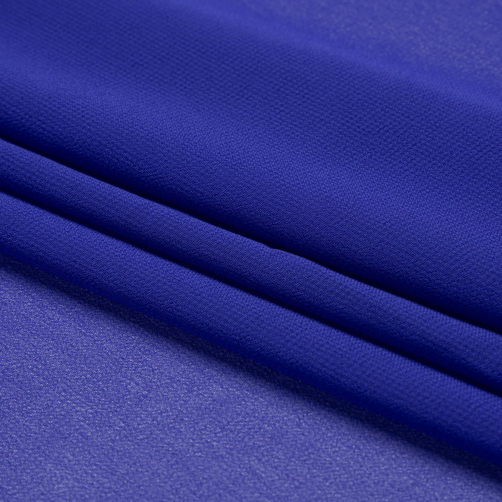 Polyester High-Multi Chiffon - Mazarine Blue - Netta Collection by Mood Polyester High-Multi Chiffon - Mazarine Blue - Netta Collection by Mood