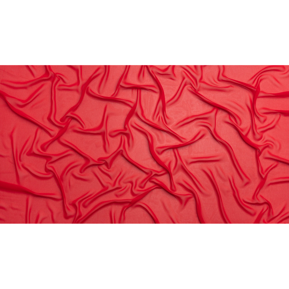 Polyester High-Multi Chiffon - Red - Netta Collection by Mood Polyester High-Multi Chiffon - Red - Netta Collection by Mood