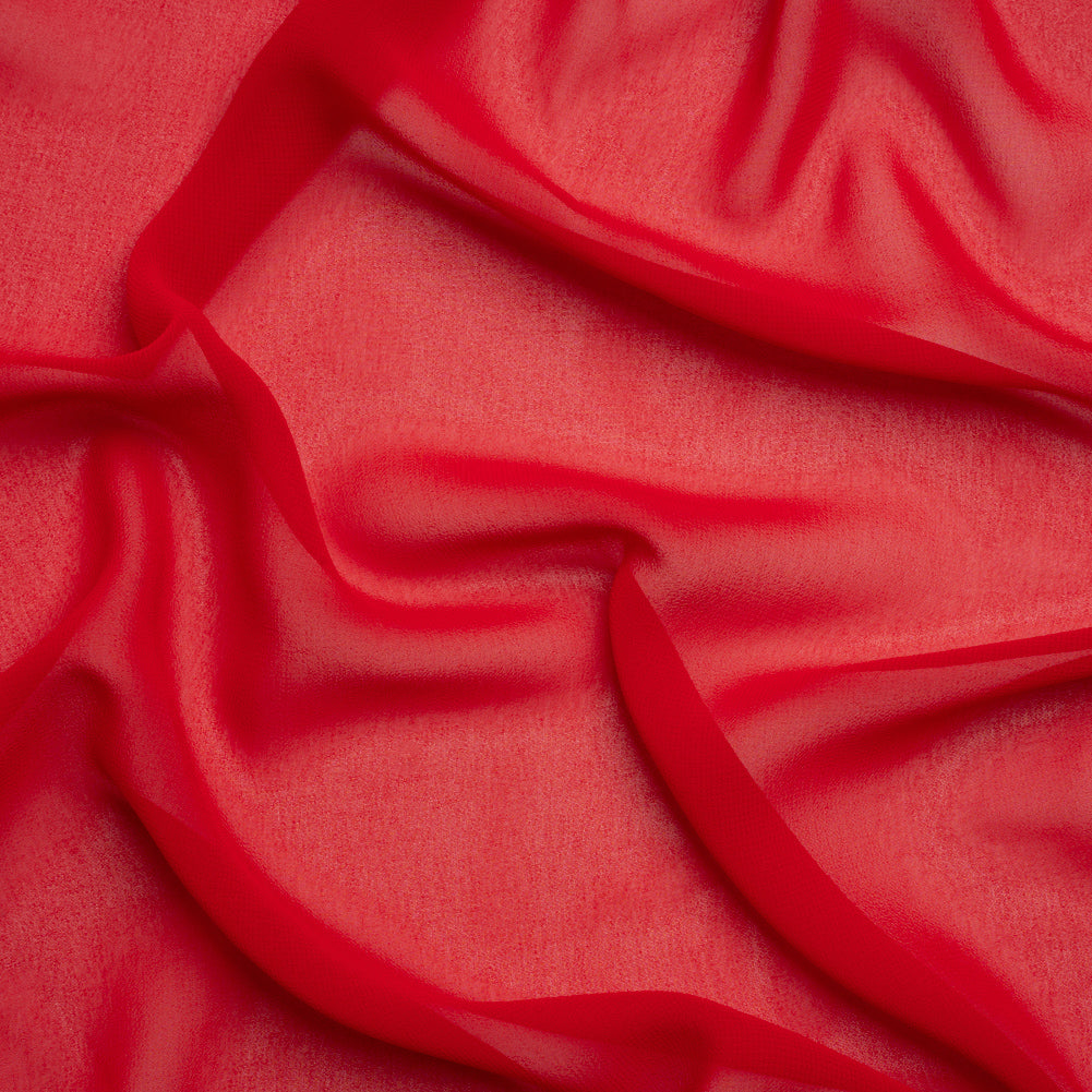 Polyester High-Multi Chiffon - Red - Netta Collection by Mood Polyester High-Multi Chiffon - Red - Netta Collection by Mood