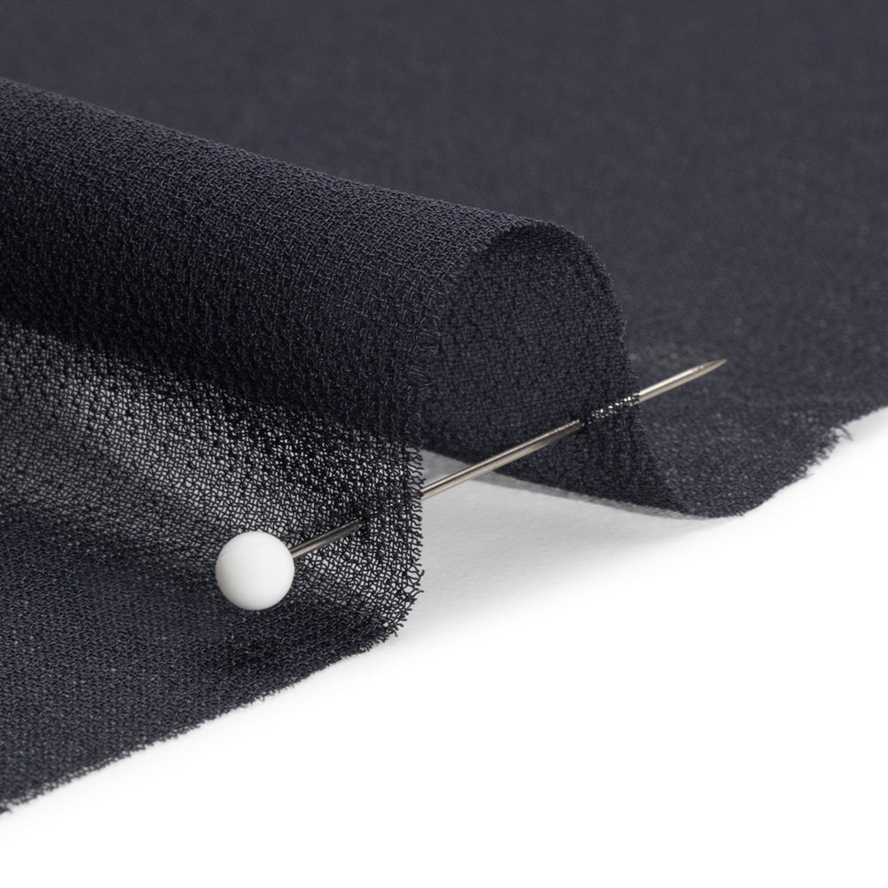 Polyester High-Multi Chiffon - Navy - Netta Collection by Mood Polyester High-Multi Chiffon - Navy - Netta Collection by Mood