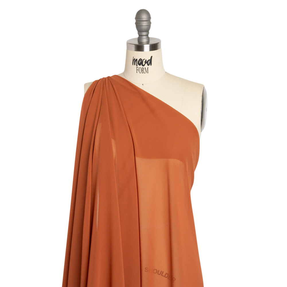Polyester High-Multi Chiffon - Sienna - Netta Collection by Mood - Drape Polyester High-Multi Chiffon - Sienna - Netta Collection by Mood - Drape