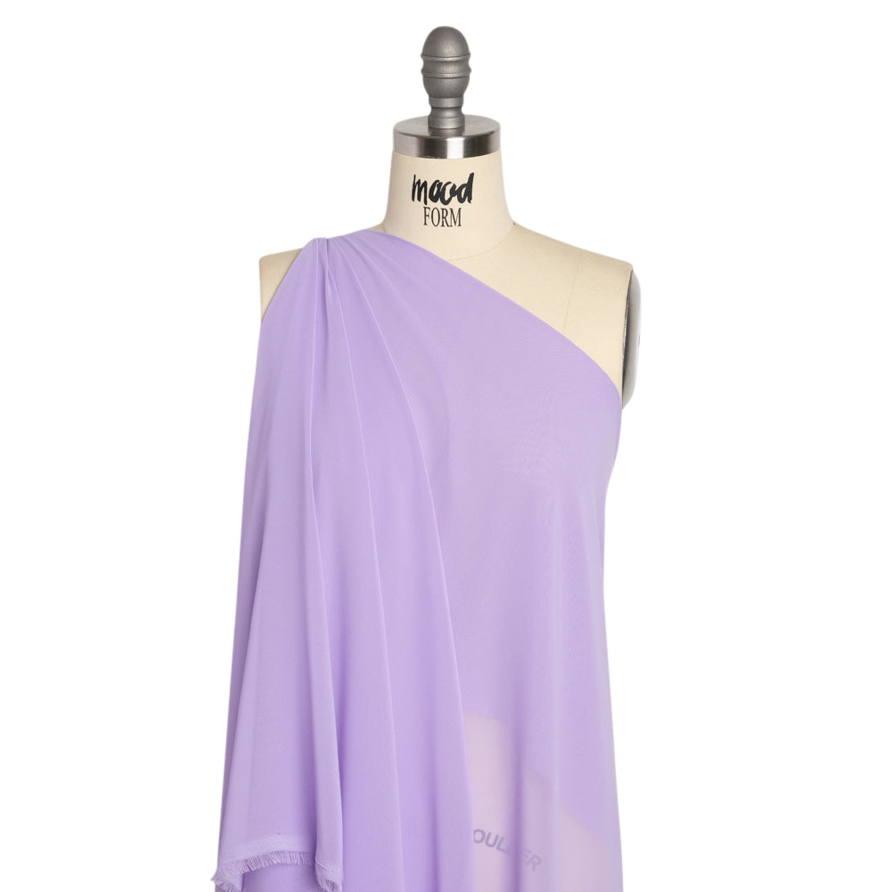 Polyester High-Multi Chiffon - Lavender - Netta Collection by Mood Polyester High-Multi Chiffon - Lavender - Netta Collection by Mood