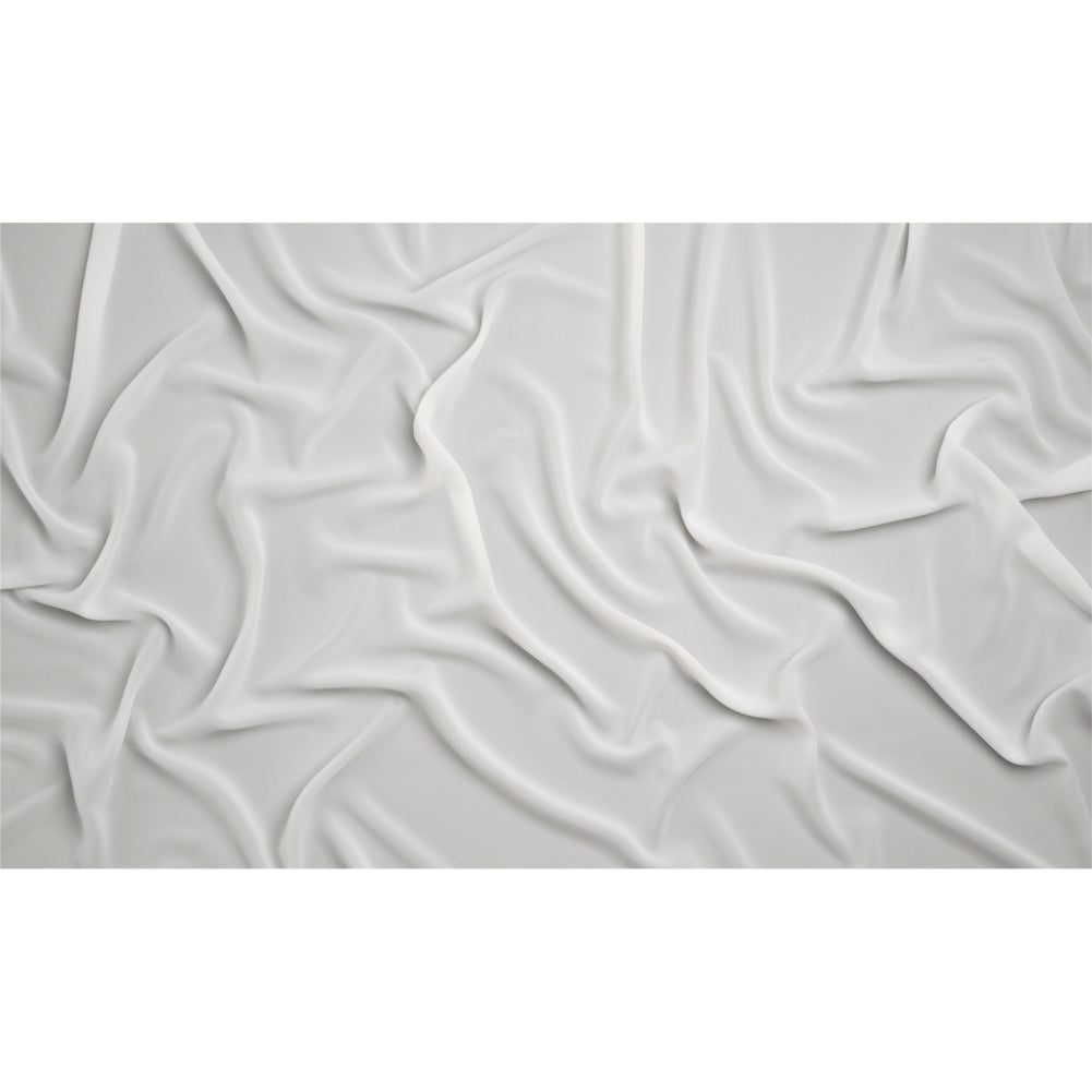 Polyester Double Georgette - Antique White - Mimosa Collection by Mood Polyester Double Georgette - Antique White - Mimosa Collection by Mood