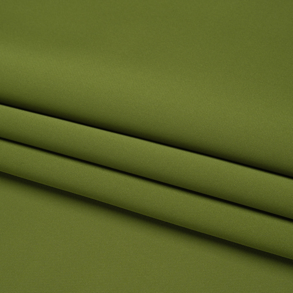 Polyester Double Georgette - Pesto Green - Mimosa Collection by Mood Polyester Double Georgette - Pesto Green - Mimosa Collection by Mood