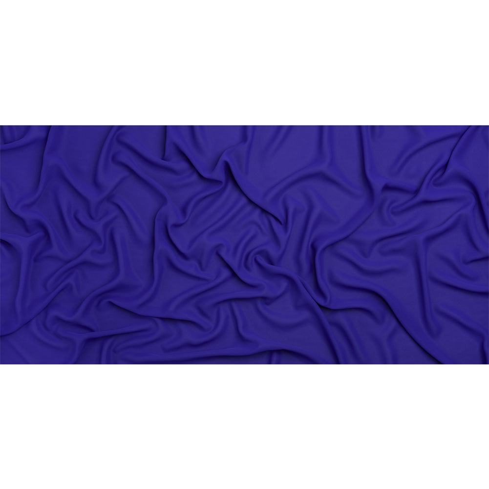 Polyester Double Georgette - Mazarine Blue - Mimosa Collection by Mood Polyester Double Georgette - Mazarine Blue - Mimosa Collection by Mood