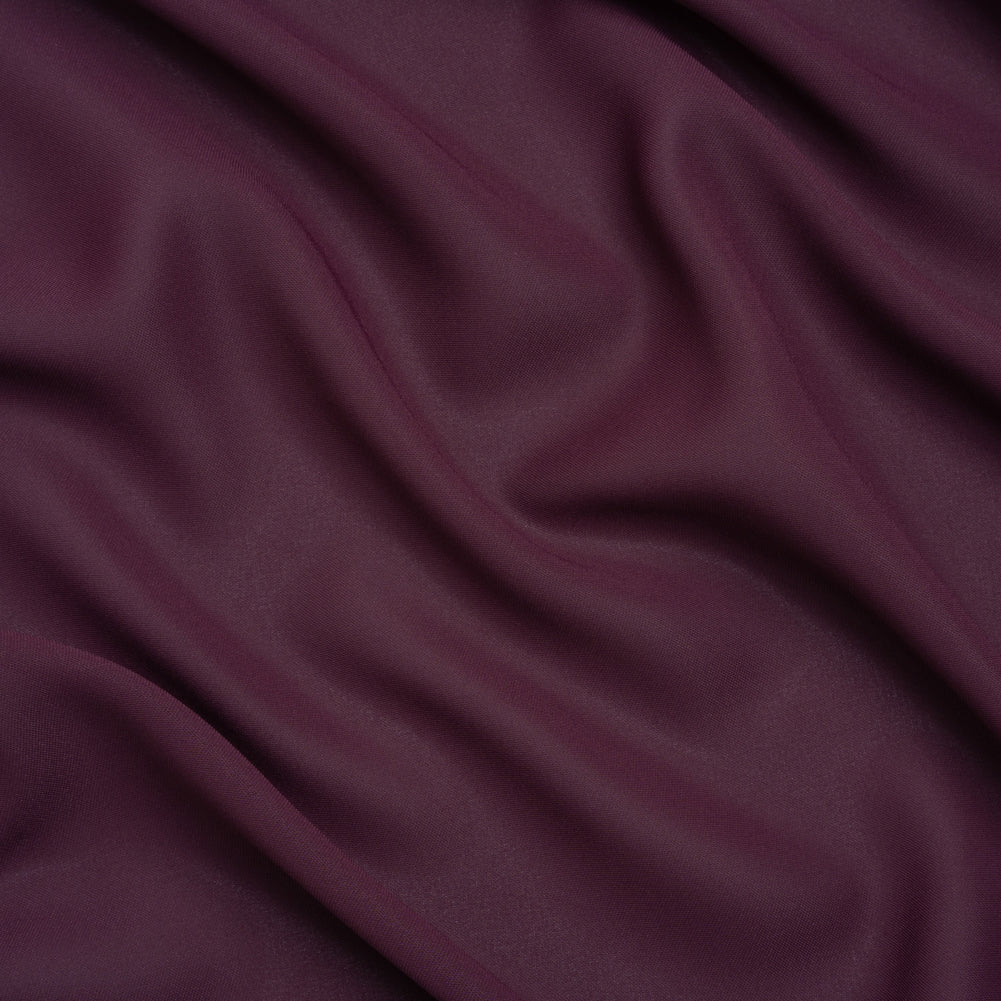 Polyester Double Georgette - Eggplant - Mimosa Collection by Mood Polyester Double Georgette - Eggplant - Mimosa Collection by Mood
