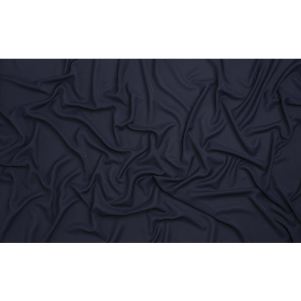 Polyester Double Georgette - Navy - Mimosa Collection by Mood Polyester Double Georgette - Navy - Mimosa Collection by Mood