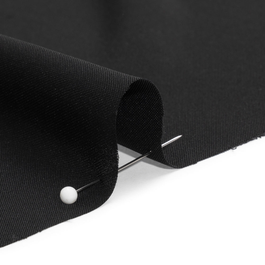 Polyester Double Georgette - Black - Mimosa Collection by Mood - Detail Polyester Double Georgette - Black - Mimosa Collection by Mood - Detail