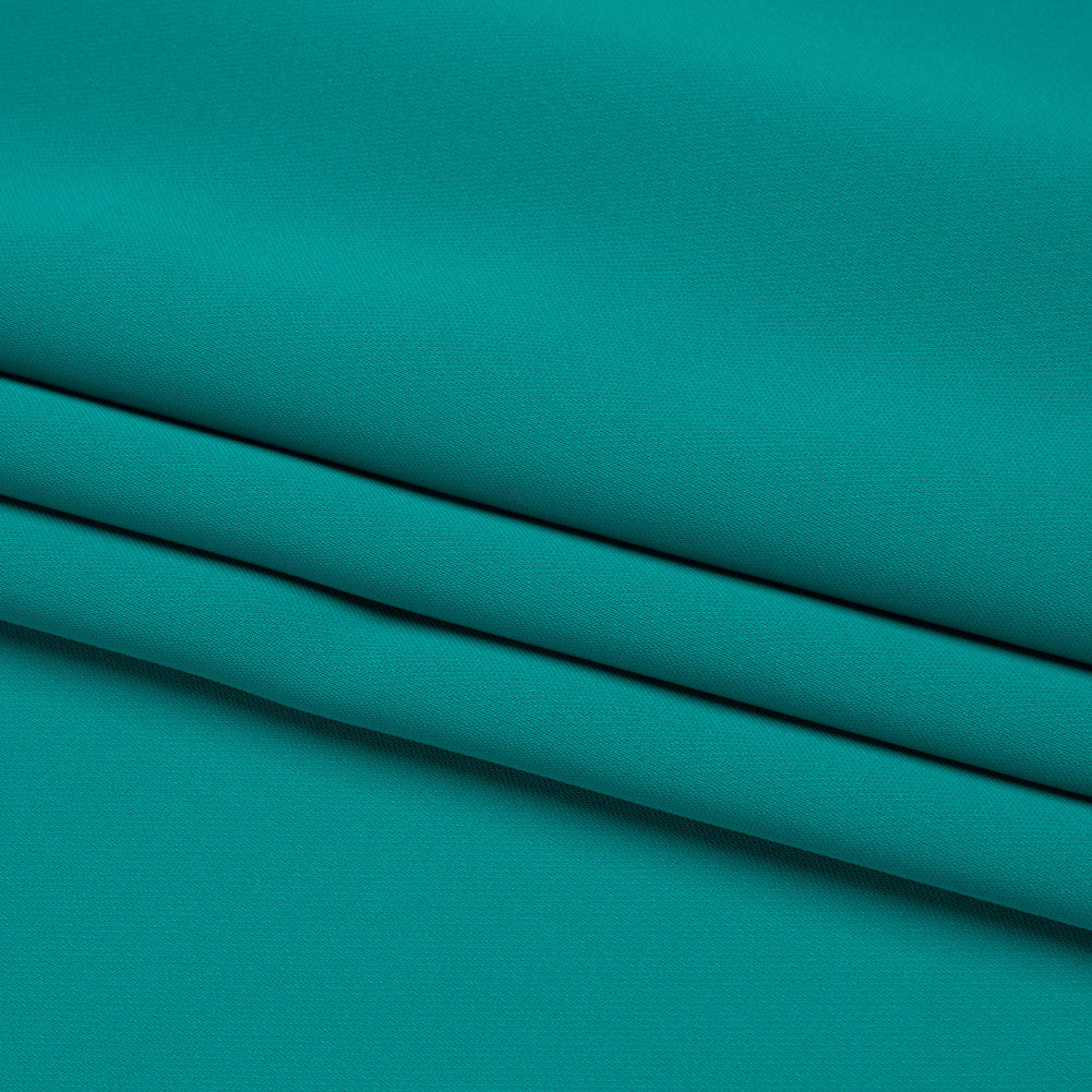 Polyester Double Georgette - Deep Teal - Mimosa Collection by Mood - Folded Polyester Double Georgette - Deep Teal - Mimosa Collection by Mood - Folded