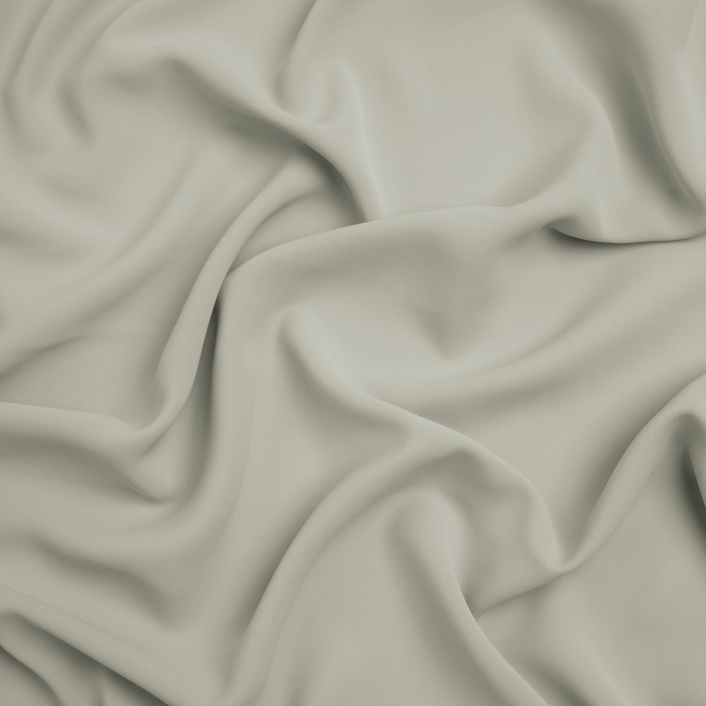 Polyester Double Georgette - Silver - Mimosa Collection by Mood - Image 2 of 8 Polyester Double Georgette - Silver - Mimosa Collection by Mood - Image 2 of 8