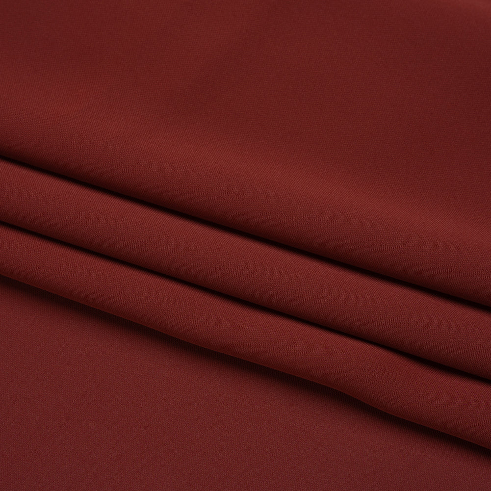 Polyester Double Georgette - Burgundy - Mimosa Collection by Mood Polyester Double Georgette - Burgundy - Mimosa Collection by Mood