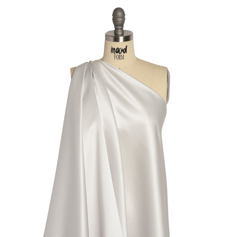 Premium Polyester Satin - Antique White - Gavia Collection by Mood Premium Polyester Satin - Antique White - Gavia Collection by Mood
