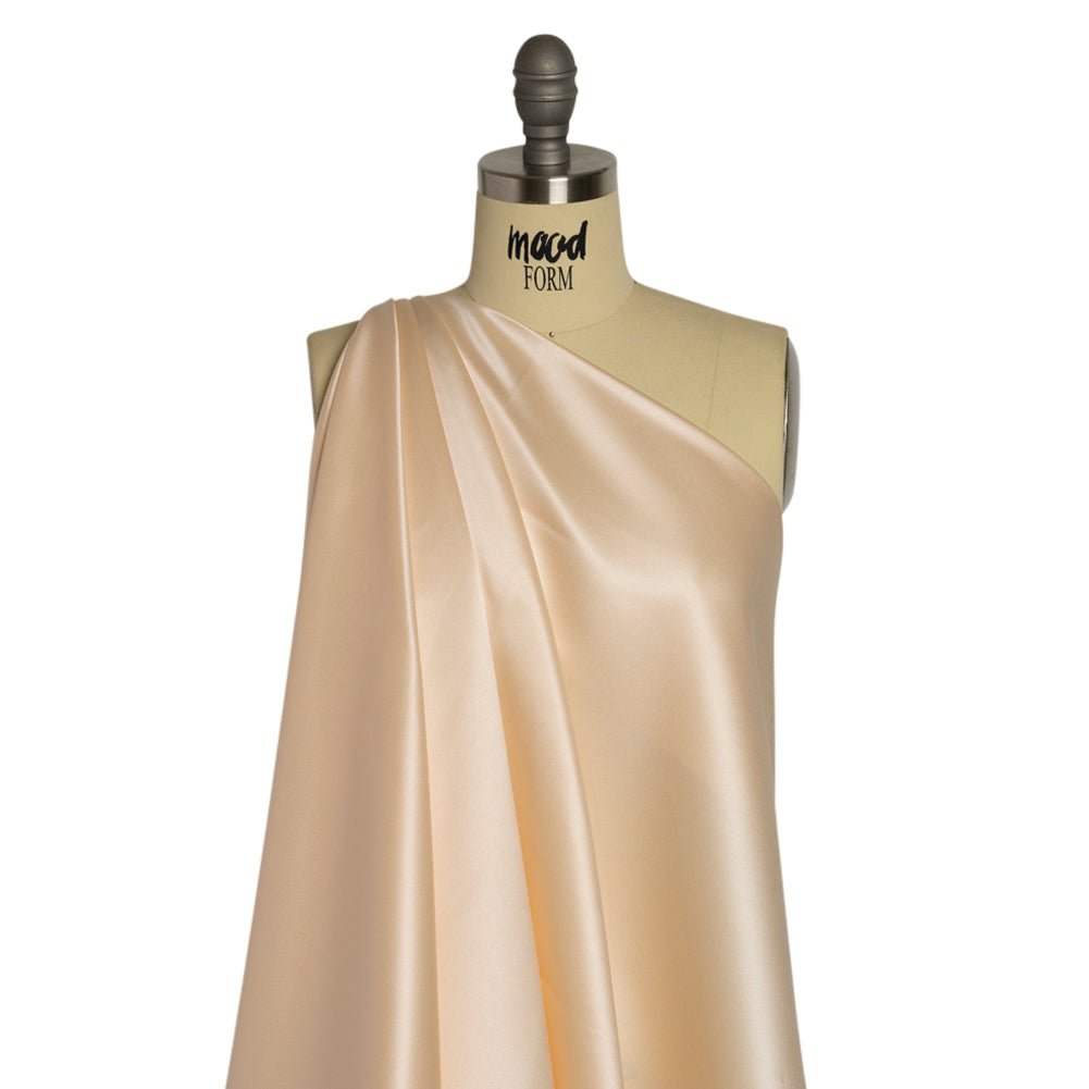 Premium Polyester Satin - Ecru - Gavia Collection by Mood Premium Polyester Satin - Ecru - Gavia Collection by Mood