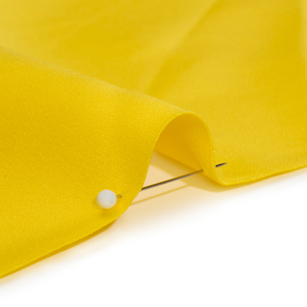 Premium Polyester Satin - Buttercup Yellow - Gavia Collection by Mood Premium Polyester Satin - Buttercup Yellow - Gavia Collection by Mood