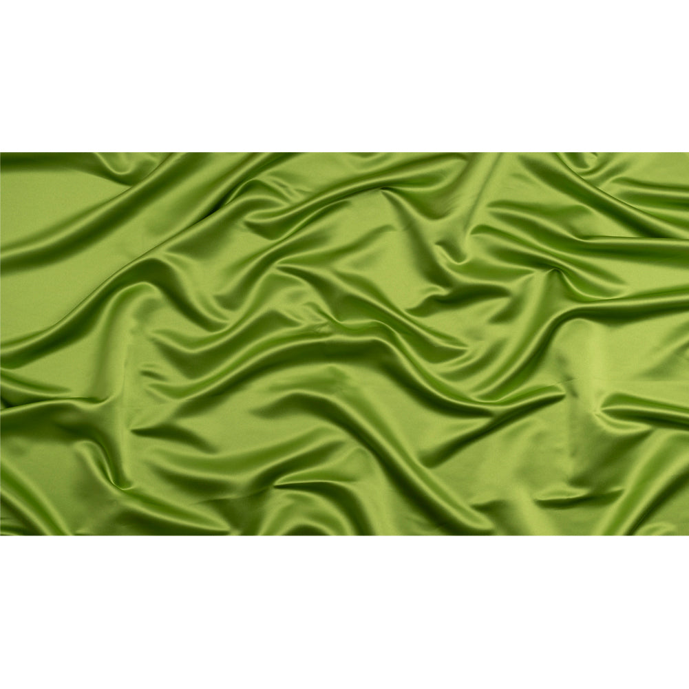 Premium Polyester Satin - Peridot Green - Gavia Collection by Mood Premium Polyester Satin - Peridot Green - Gavia Collection by Mood