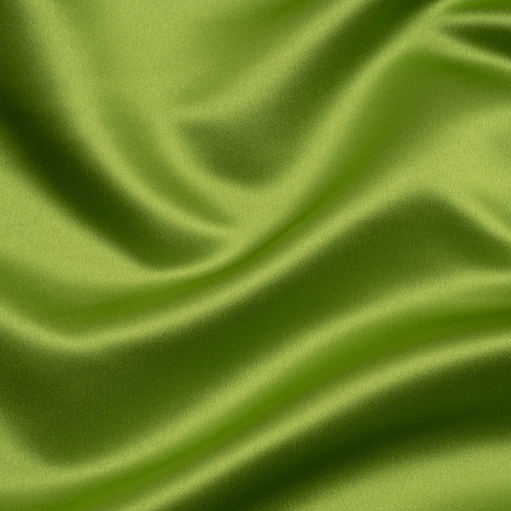 Premium Polyester Satin - Peridot Green - Gavia Collection by Mood Premium Polyester Satin - Peridot Green - Gavia Collection by Mood
