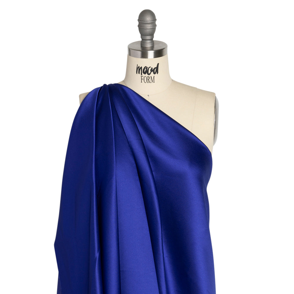 Premium Polyester Satin - Mazarine Blue - Gavia Collection by Mood Premium Polyester Satin - Mazarine Blue - Gavia Collection by Mood