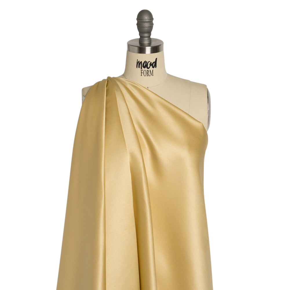 Premium Polyester Satin - Gold - Gavia Collection by Mood Premium Polyester Satin - Gold - Gavia Collection by Mood