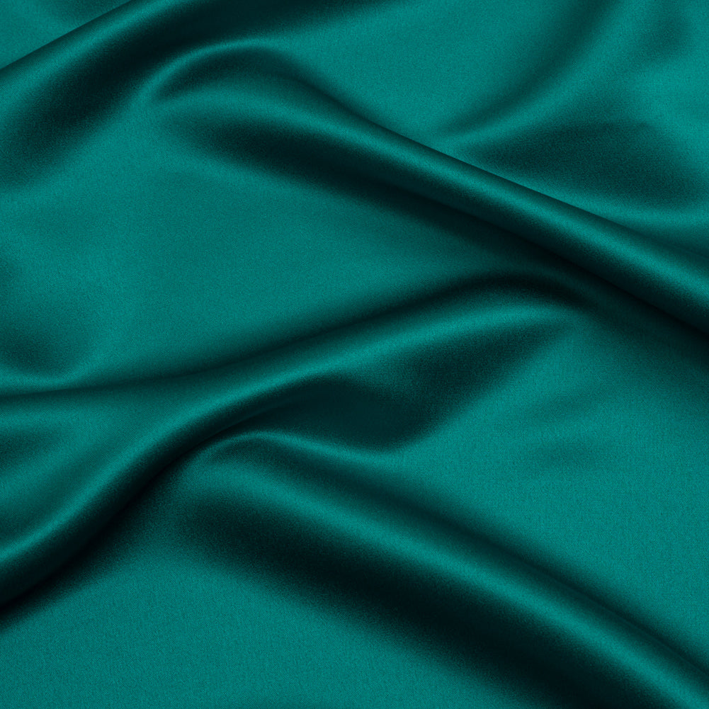 Premium Polyester Satin - Deep Teal - Gavia Collection by Mood Premium Polyester Satin - Deep Teal - Gavia Collection by Mood